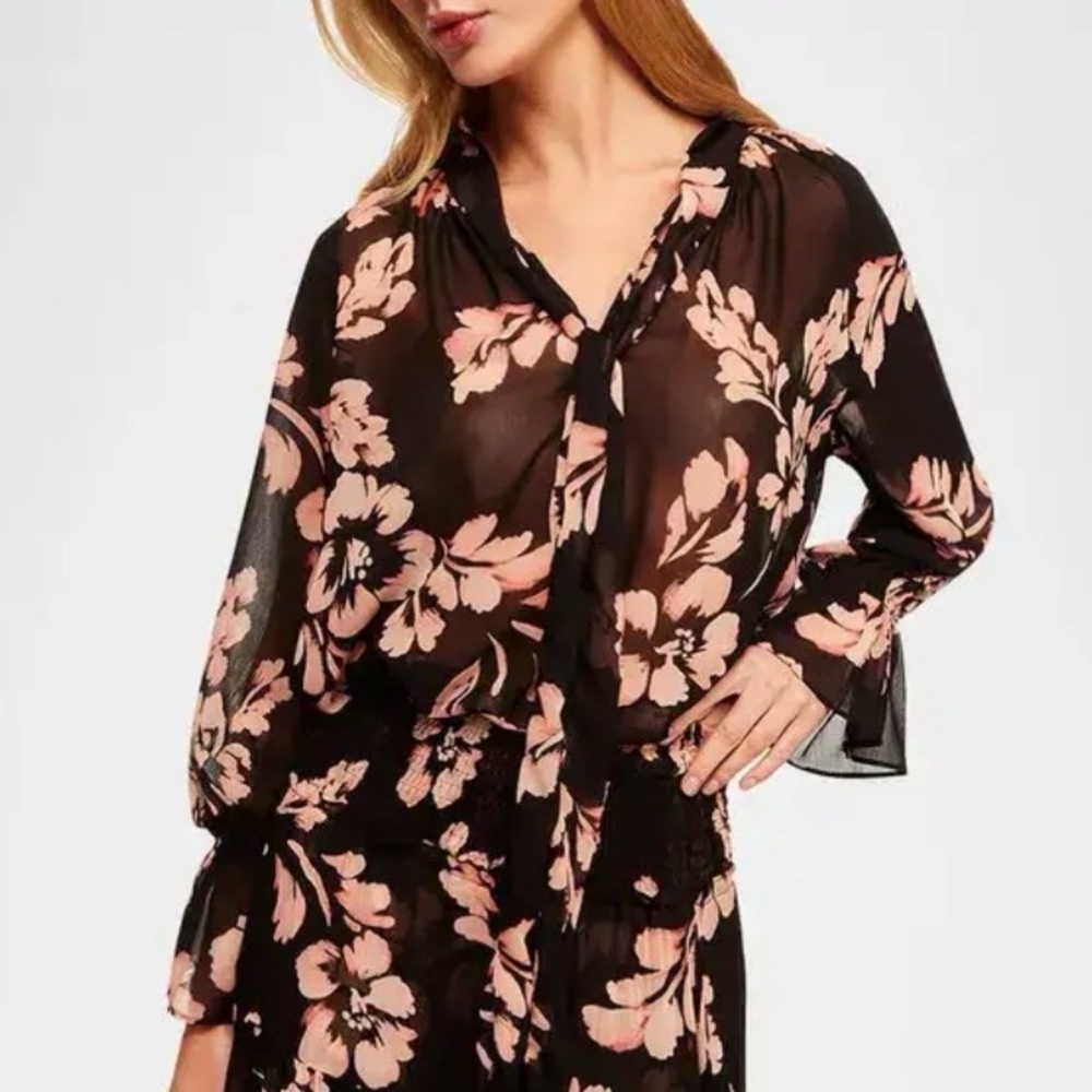 MISA Gracie Blouse Auric Flora size S - Picture 8 of 8